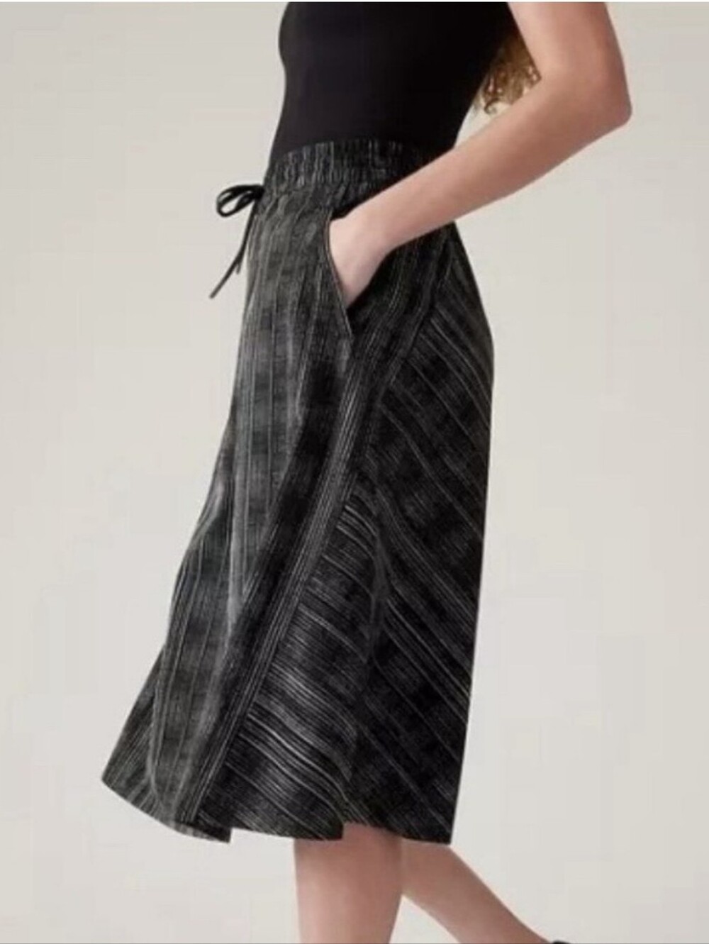 Athleta Arrival 'Amara Stripe' Midi Skirt